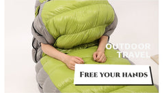 -22°F to 59°F Goose Down 4 Season Lightweight Adults Mummy Sleeping Bag For Camping, Hiking & Backpacking