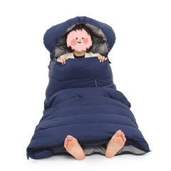 All-Season Goose Down Sleeping Bag- Lightweight Waterproof Camping & Backpacking Comfort -13°F to 64°F