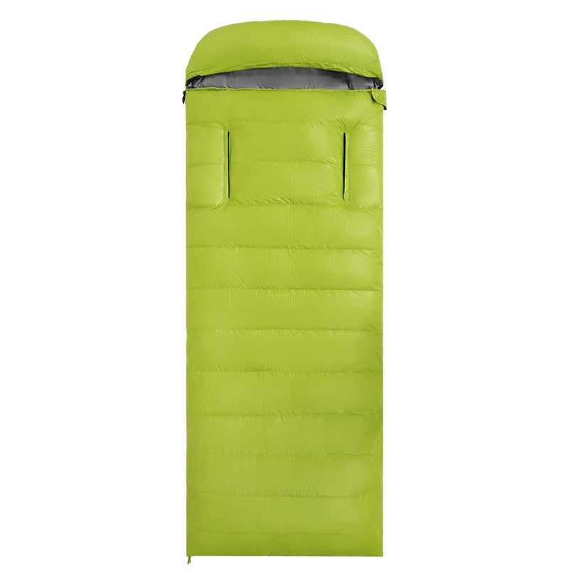 Lightweight Hands-Free 4-Season Goose Down Sleeping Bag for Camping, Hiking, and Outdoor Adventures