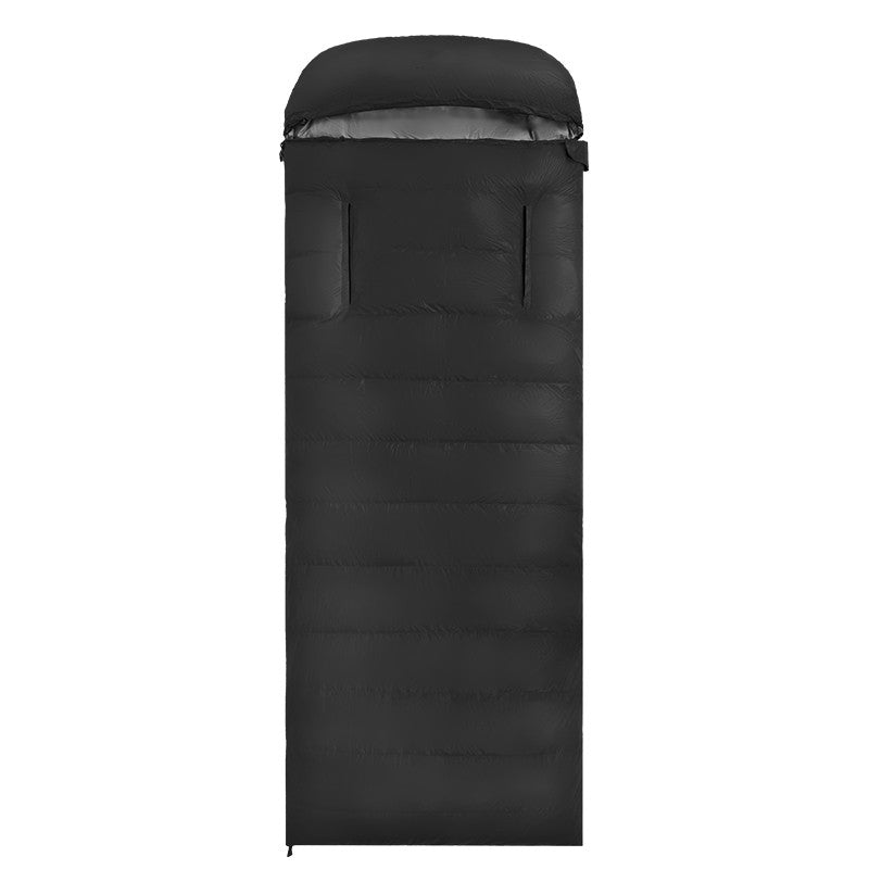Saco de Dormir de Plumón de Ganso 4 Estaciones Hands-Free – Semi-Rectangular, Confort -25°C a 18°C