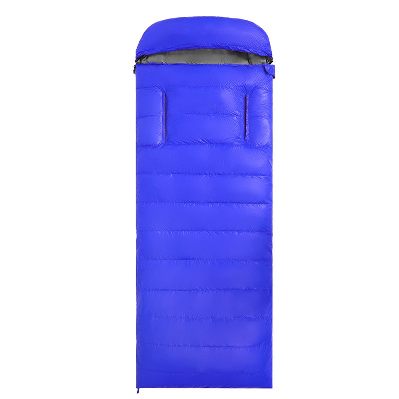 Saco de Dormir de Plumón de Ganso 4 Estaciones Hands-Free – Semi-Rectangular, Confort -25°C a 18°C