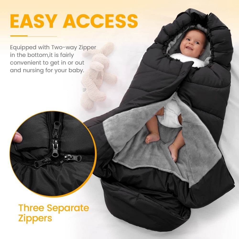 Cozy Baby Sleeping Bag Stroller Warm Bunting Bag For 6-36M