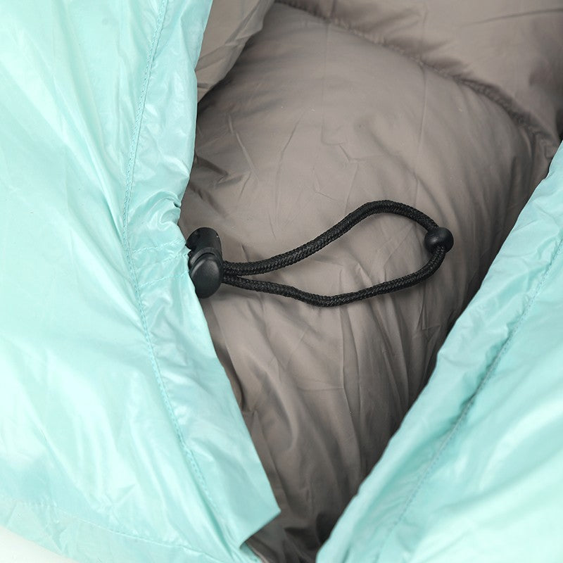 Gardez au chaud le sac de couchage léger en duvet d'oie pour temps froid MJ30012